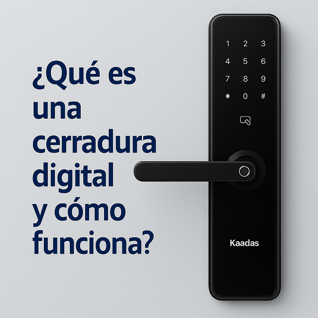¿Qué es una cerradura digital y cómo funciona?