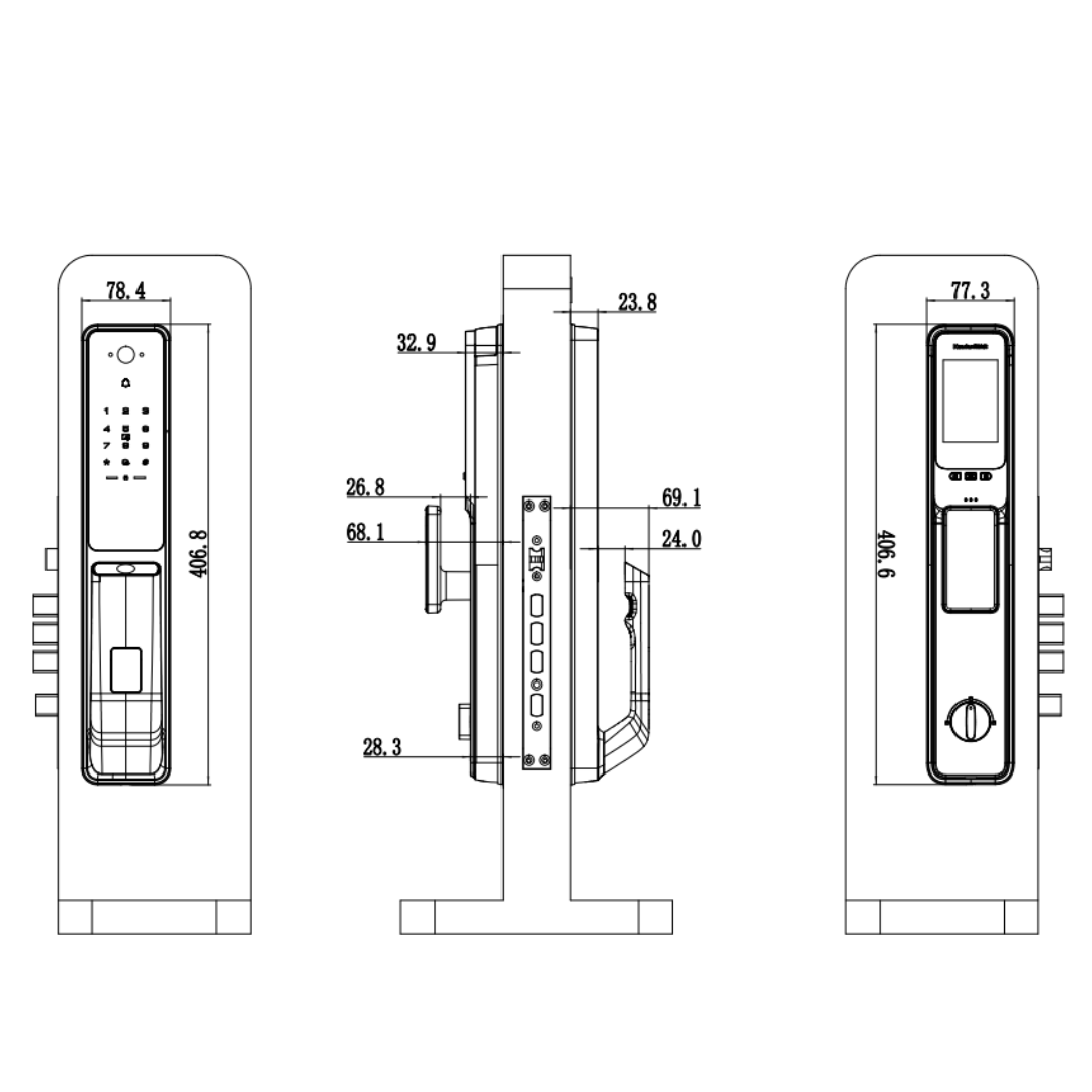 Cerradura Digital Q9 - FVP
